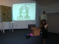 Exposición Ciclovías sensitivas invidentes